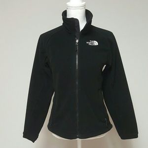 Women's black North Face fleece jacket